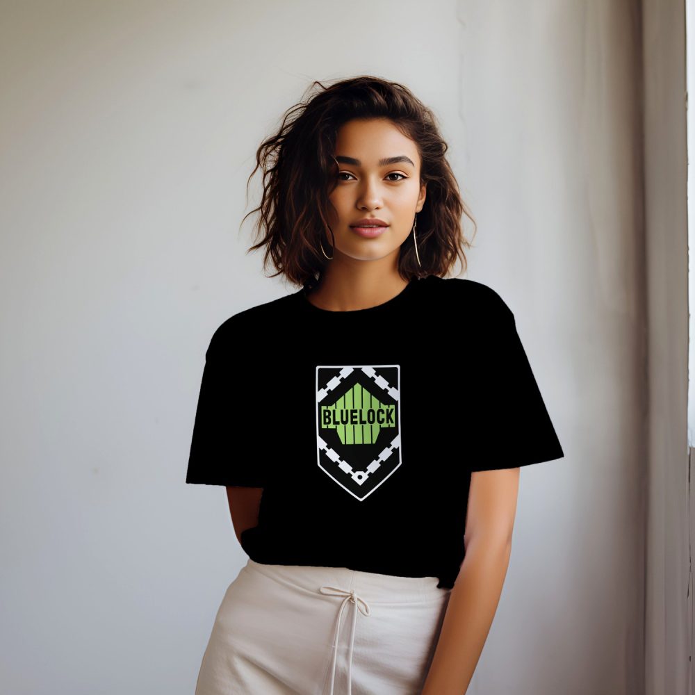 T-shirt oversize coton bio Femme Bluelock avec un design de Bluelock Team Blason