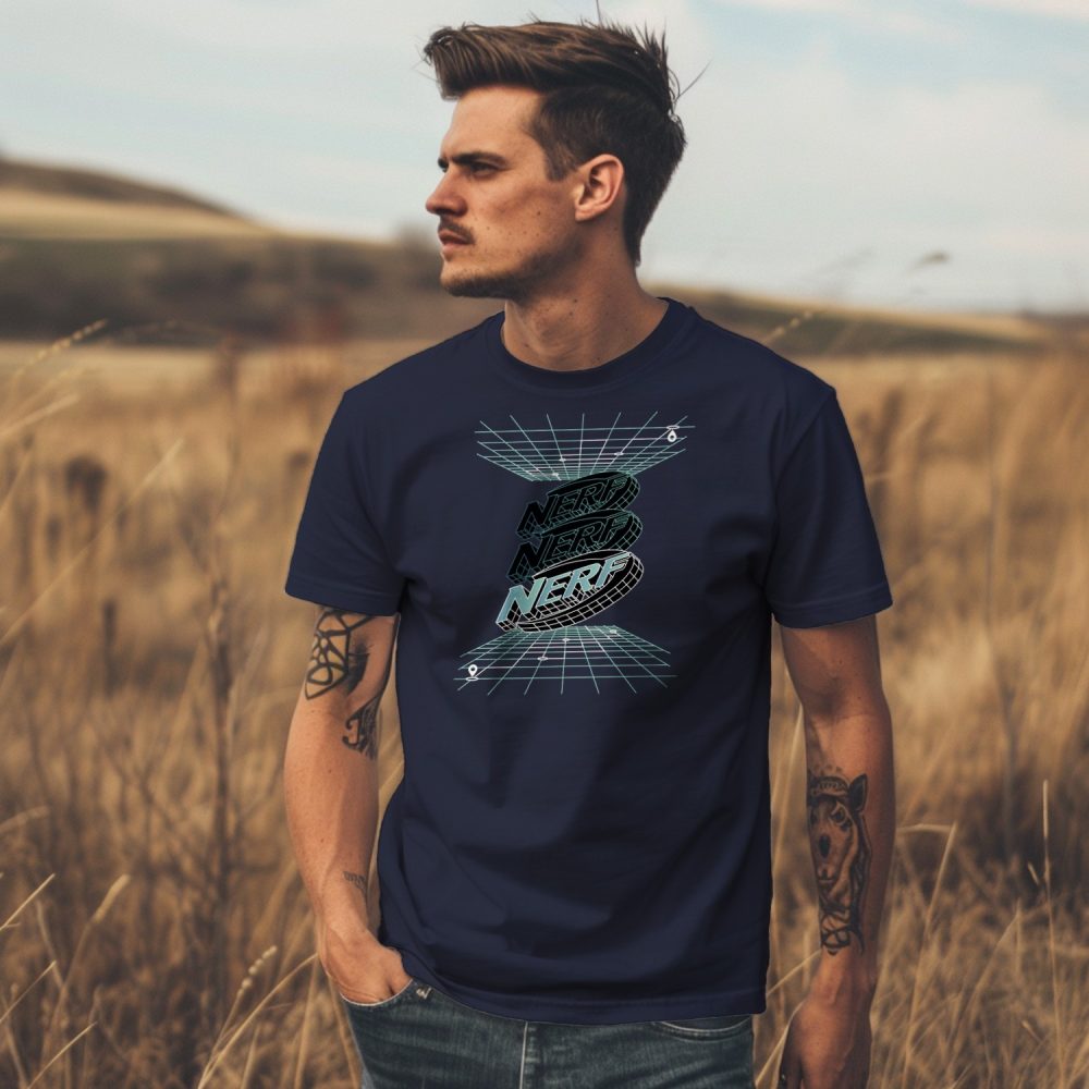 T-shirt Homme Nerf avec un design de Nerf 3D