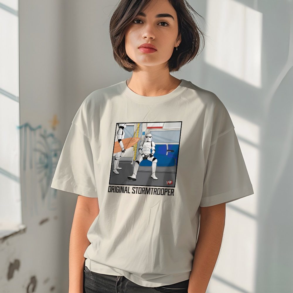 T-shirt bio oversize Femme Original Stormtrooper avec un design de Original Stormtrooper Transport