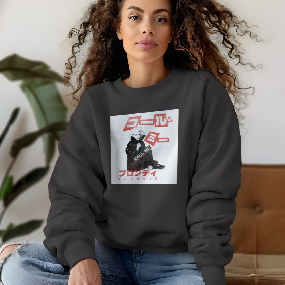 Sweat oversize coton bio Femme Blondie avec un design de Blondie Call Me Asian