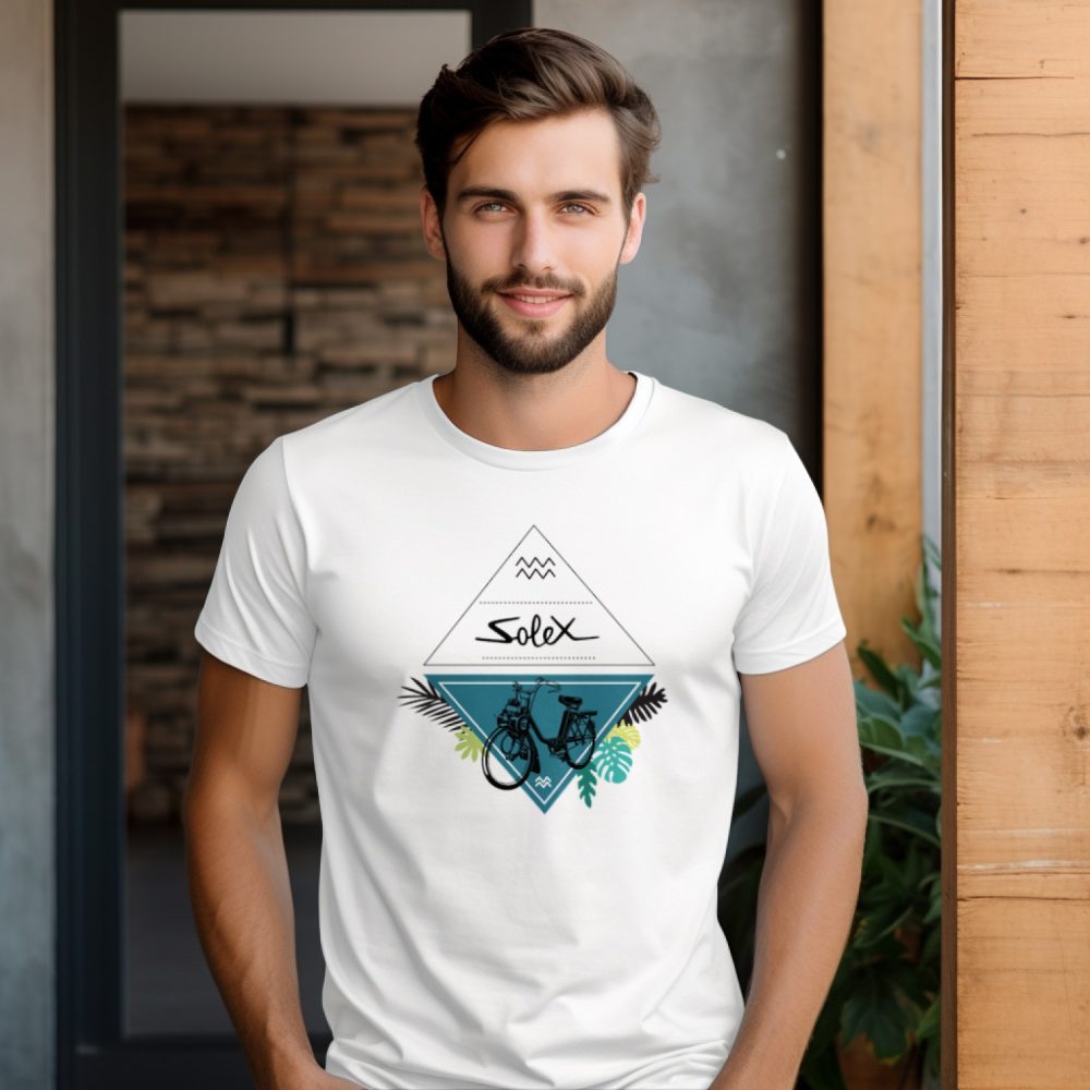 T-shirt Homme Solex avec un design de Solex Triangles