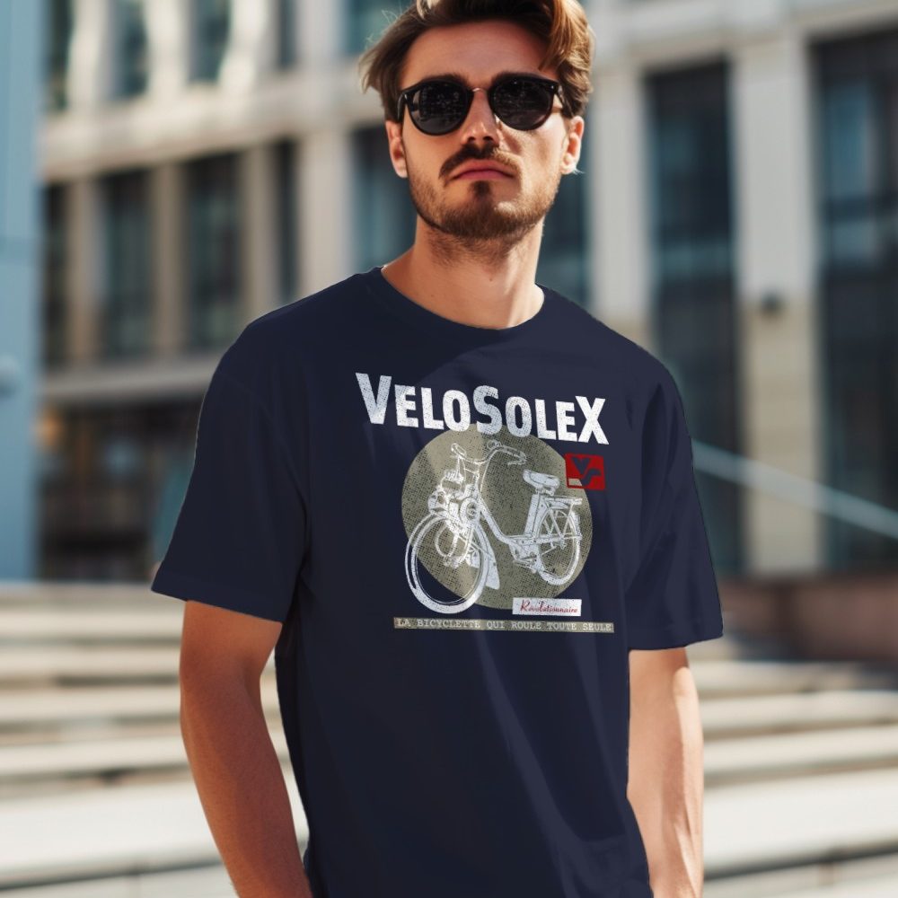 T-shirt Homme Solex avec un design de Solex Révolutionnaire taupe