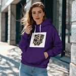 Sweat-shirt à capuche Femme Transformers avec un design de Transformers Signe