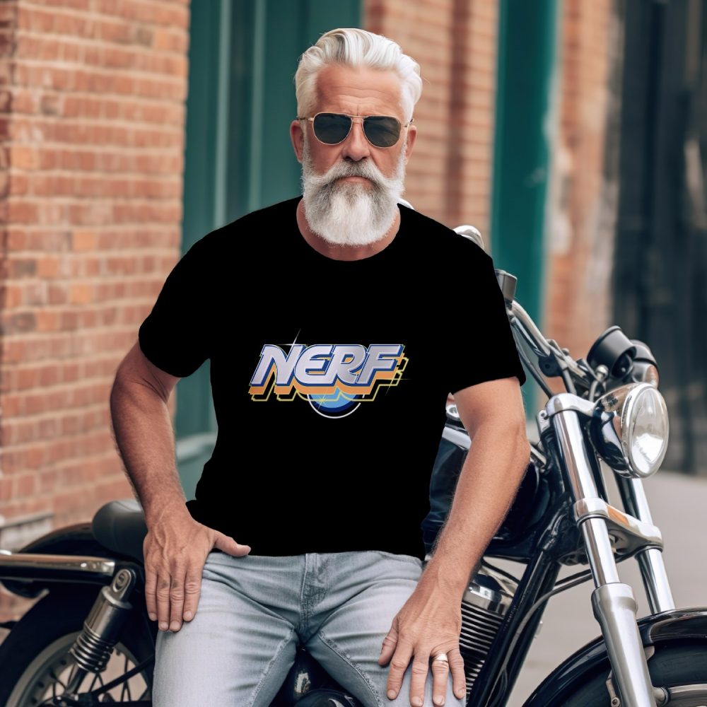 T-shirt Homme Nerf avec un design de Nerf Métal