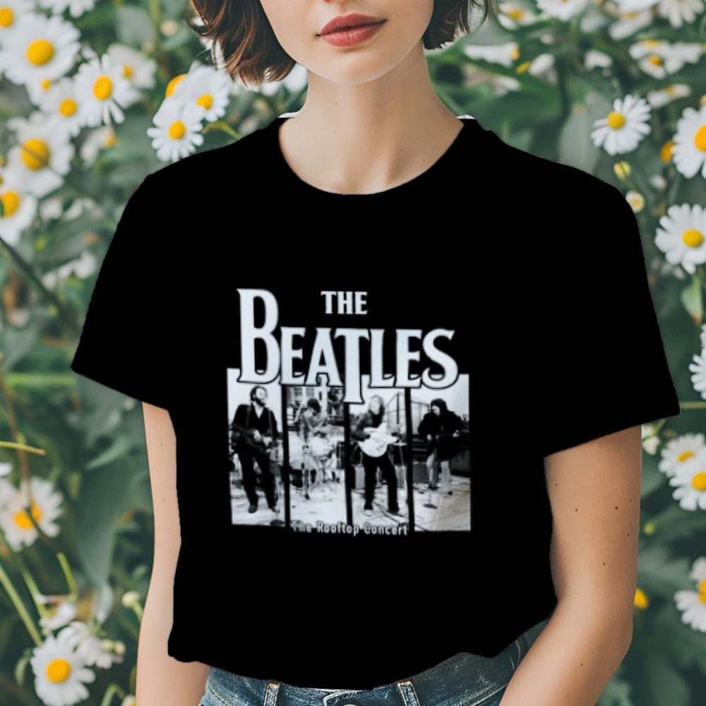T-shirt Femme The Beatles avec un design de The Beatles Live blanc