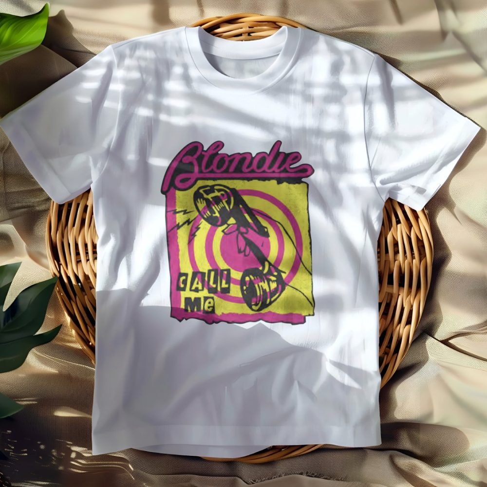 T-shirt femme Femmes avec un design de Blondie Call Me
