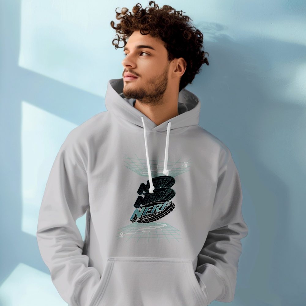 Sweat-shirt à capuche Homme Nerf avec un design de Nerf 3D