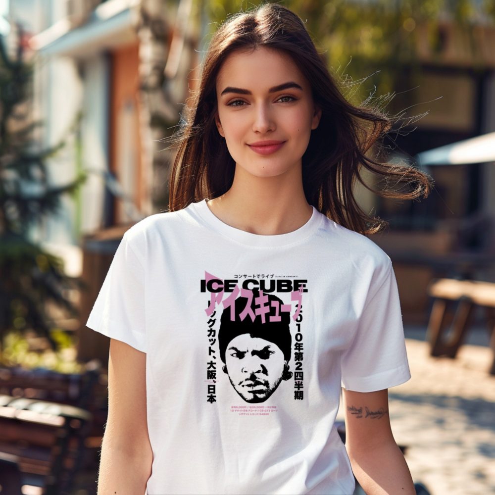 T-shirt femme Ice Cube avec un design de Ice Cube Live Japan