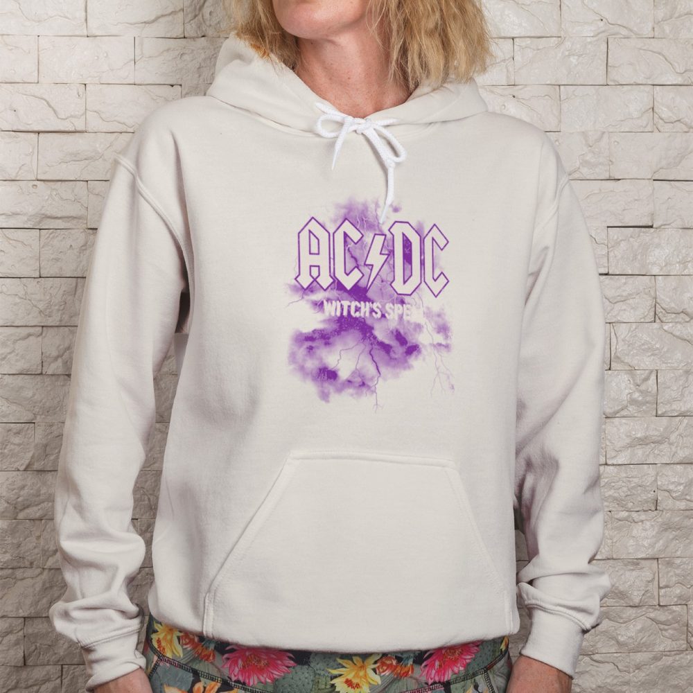 Sweat-shirt à capuche femme ACDC avec un design de ACDC Witch's Spell