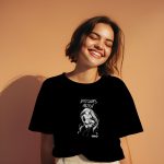 T-shirt oversize coton bio Femme Hatsune Miku avec un design de Hatsune Miku White Art