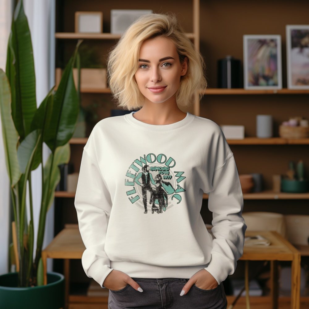 Sweat oversize coton bio Femme Fleetwood Mac avec un design de Fleetwood Mac Rumours 1977