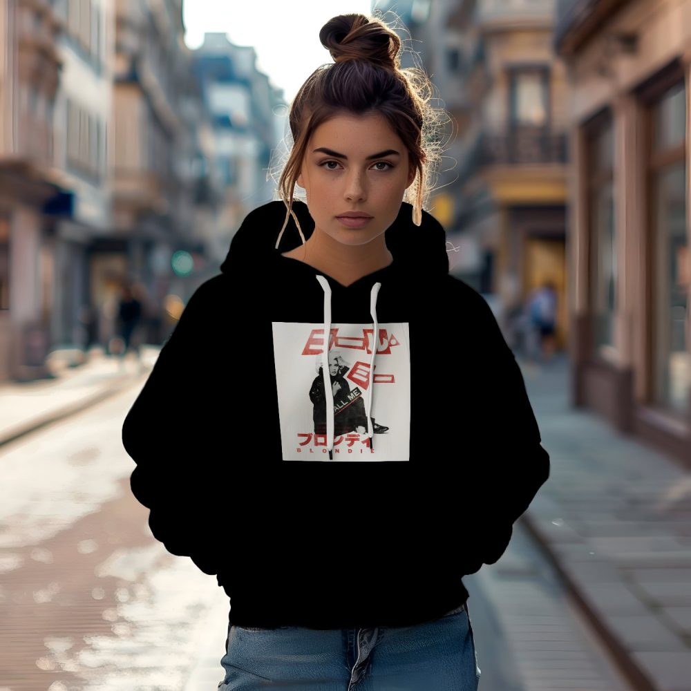 Sweat-shirt à capuche Femme Blondie avec un design de Blondie Call Me Asian