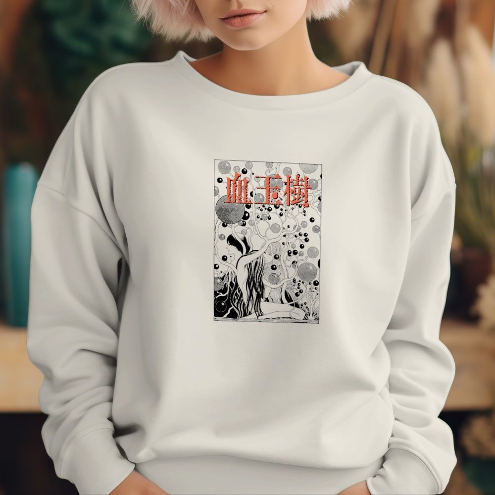 Sweat oversize coton bio Femme Junji Ito Collection avec un design de Junji Ito Collection Bubbles