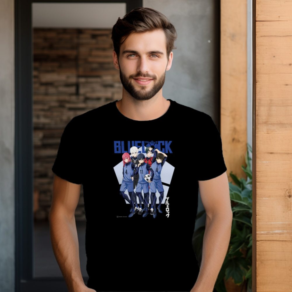 T-shirt Homme Bluelock avec un design de Bluelock Team blanc