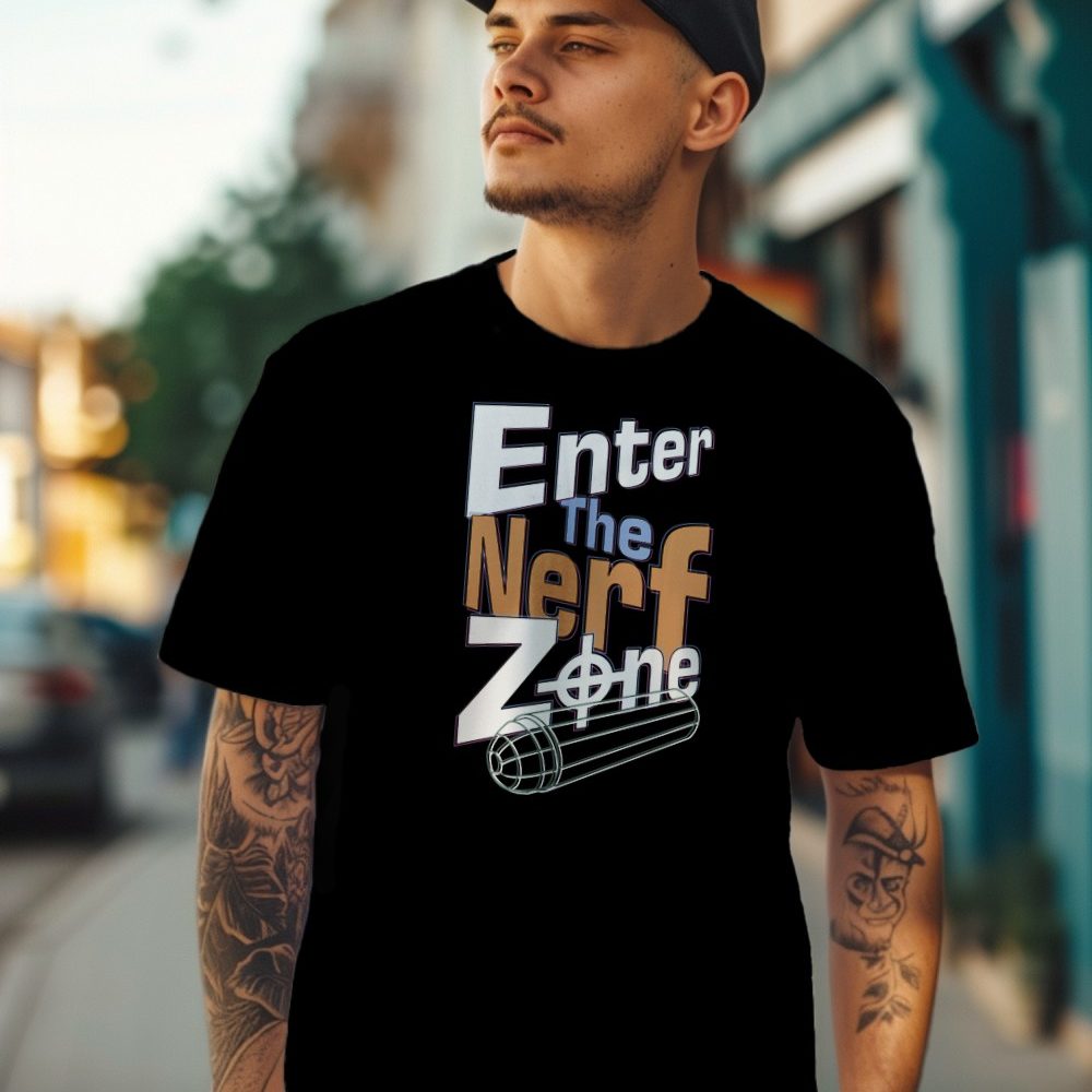 T-shirt Homme Nerf avec un design de Nerf Enter The Nerf Zone
