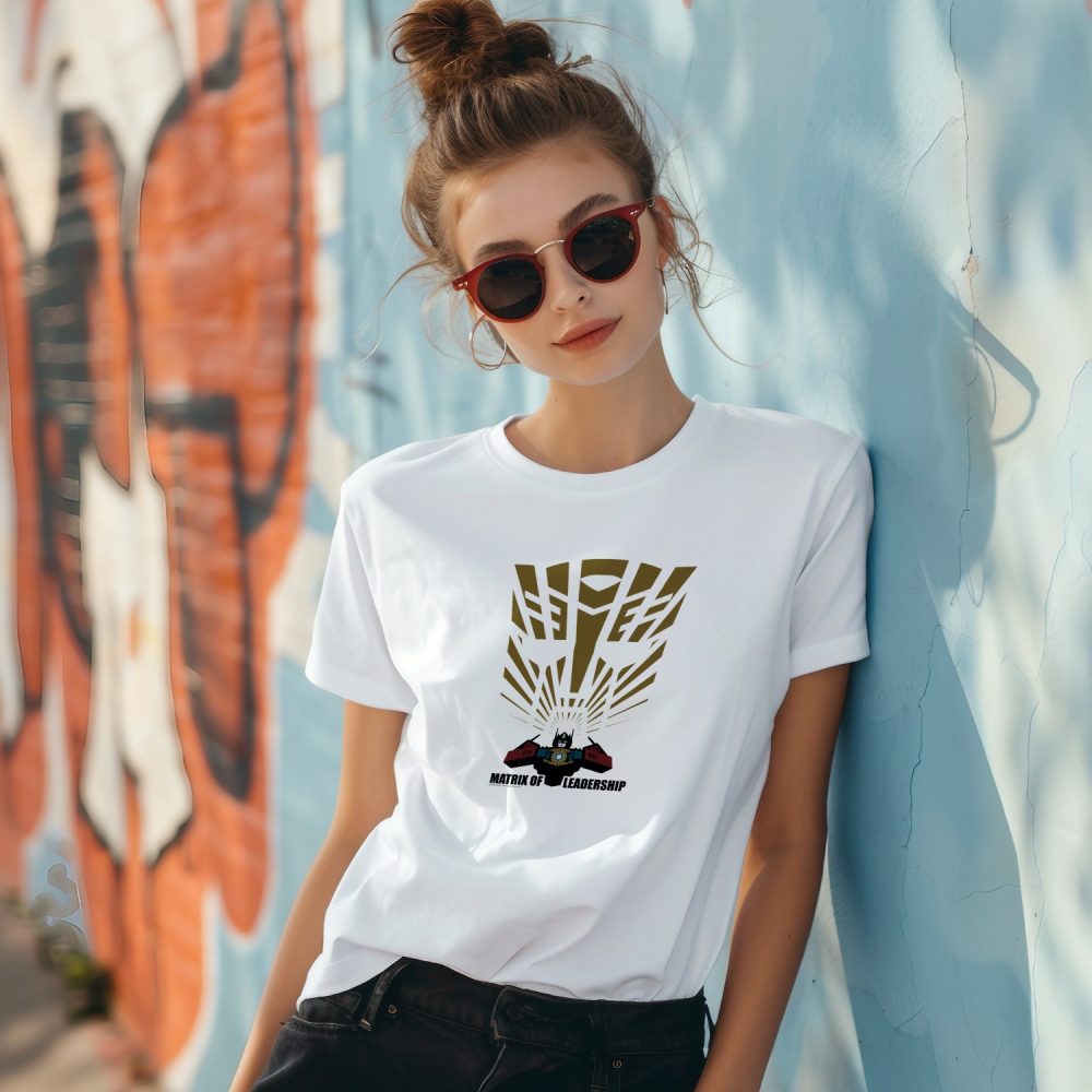 T-shirt Femme Transformers avec un design de Transformers Matrix Of Leardership