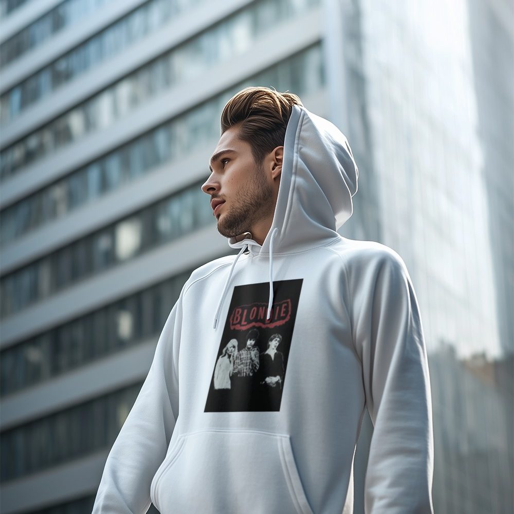 Sweat-shirt à capuche Homme Blondie avec un design de Blondie Group