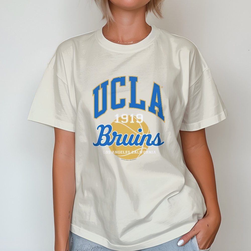 T-shirt bio oversize Femme UCLA avec un design de UCLA Basket
