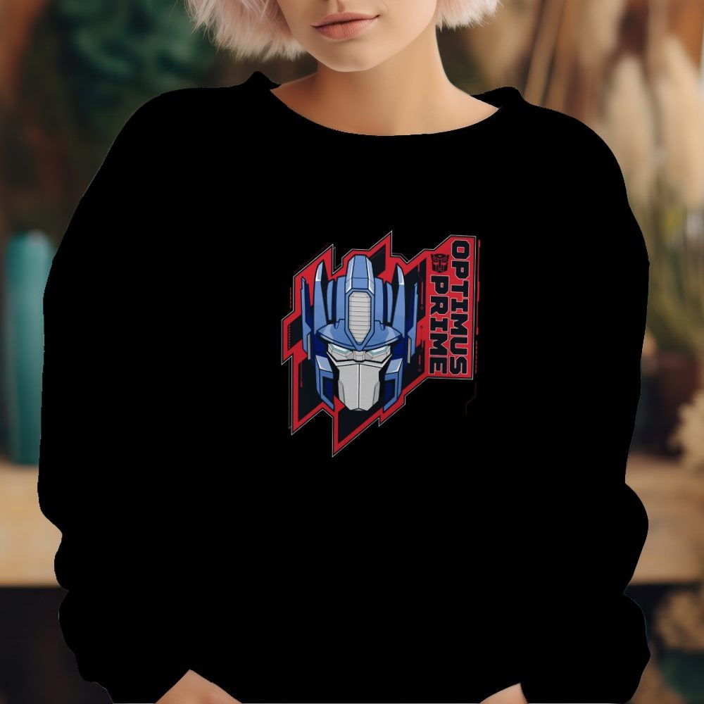 Sweat oversize coton bio Femme Transformers avec un design de Transformers Optimus Prime