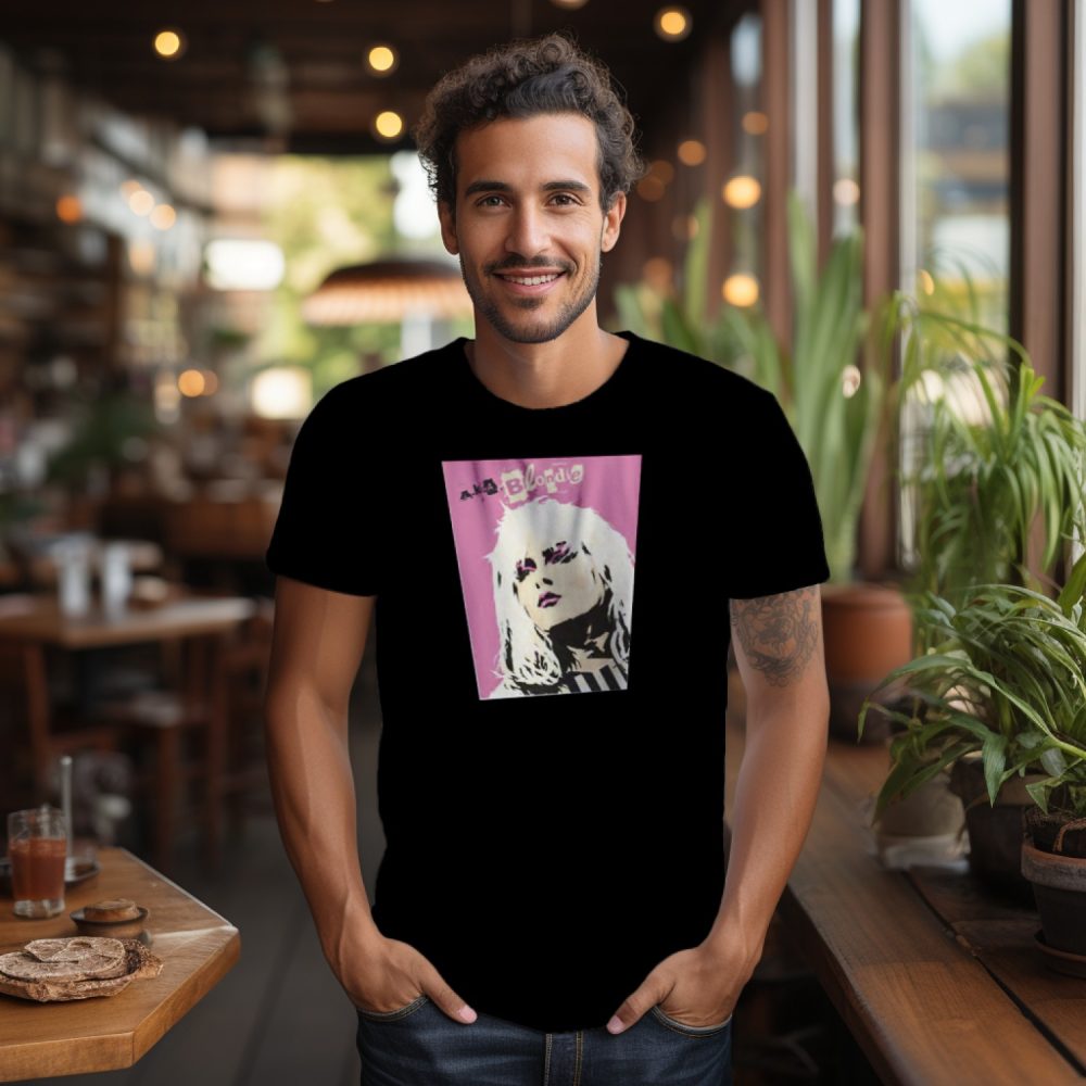 T-shirt Homme Blondie avec un design de Blondie Aka pink