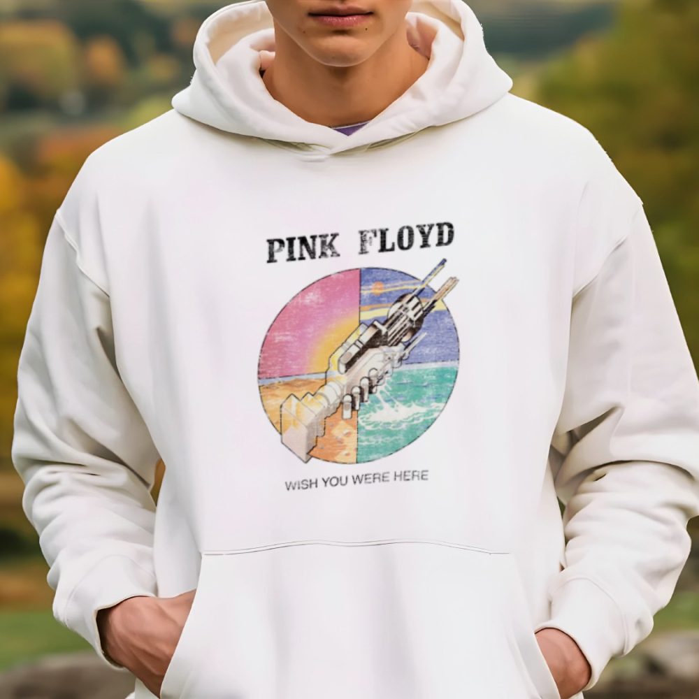 Sweat-shirt à capuche Homme Pink Floyd avec un design de Pink Floyd Wish You Were Here couleurs