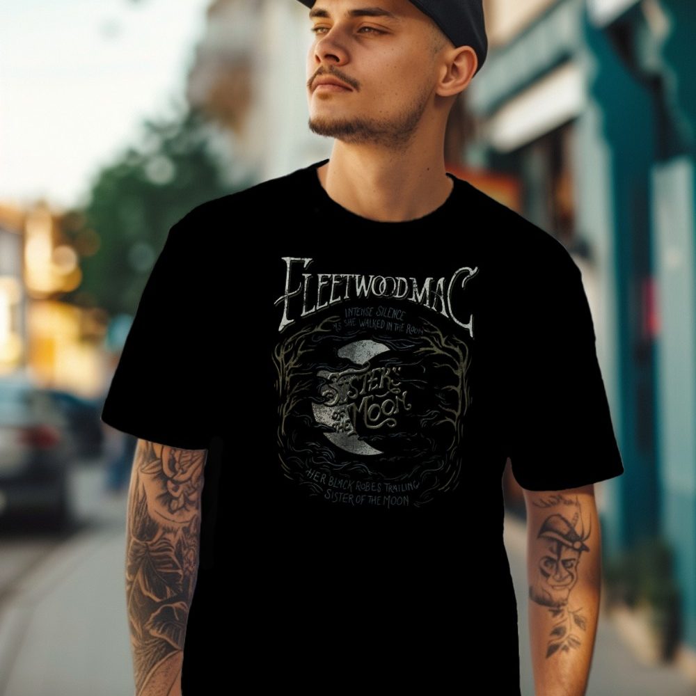 T-shirt Homme Fleetwood Mac avec un design de Fleetwood Mac Sisters Of The Moon