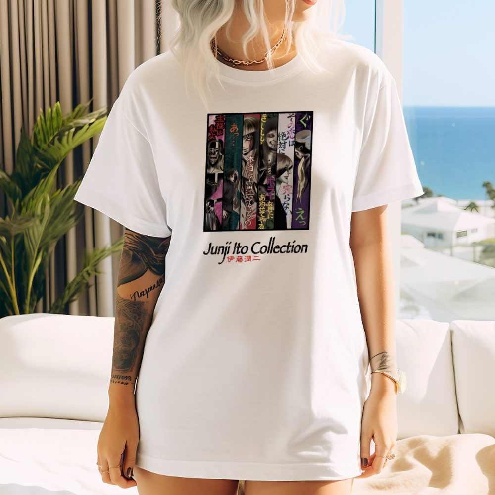 T-shirt oversize coton bio Femme Junji Ito Collection avec un design de Junji Ito Collection Square