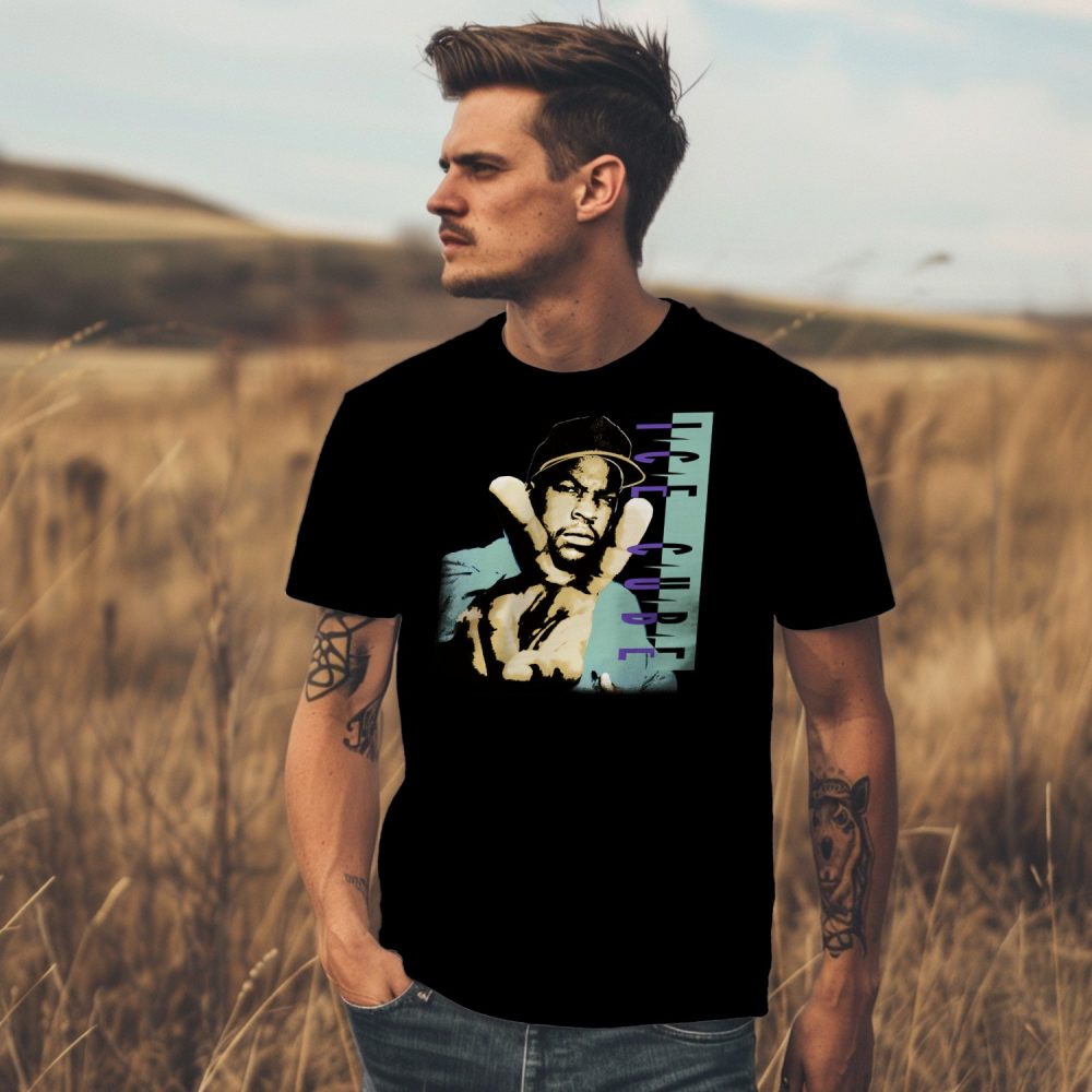T-shirt Homme Ice Cube avec un design de Ice Cube Peace color