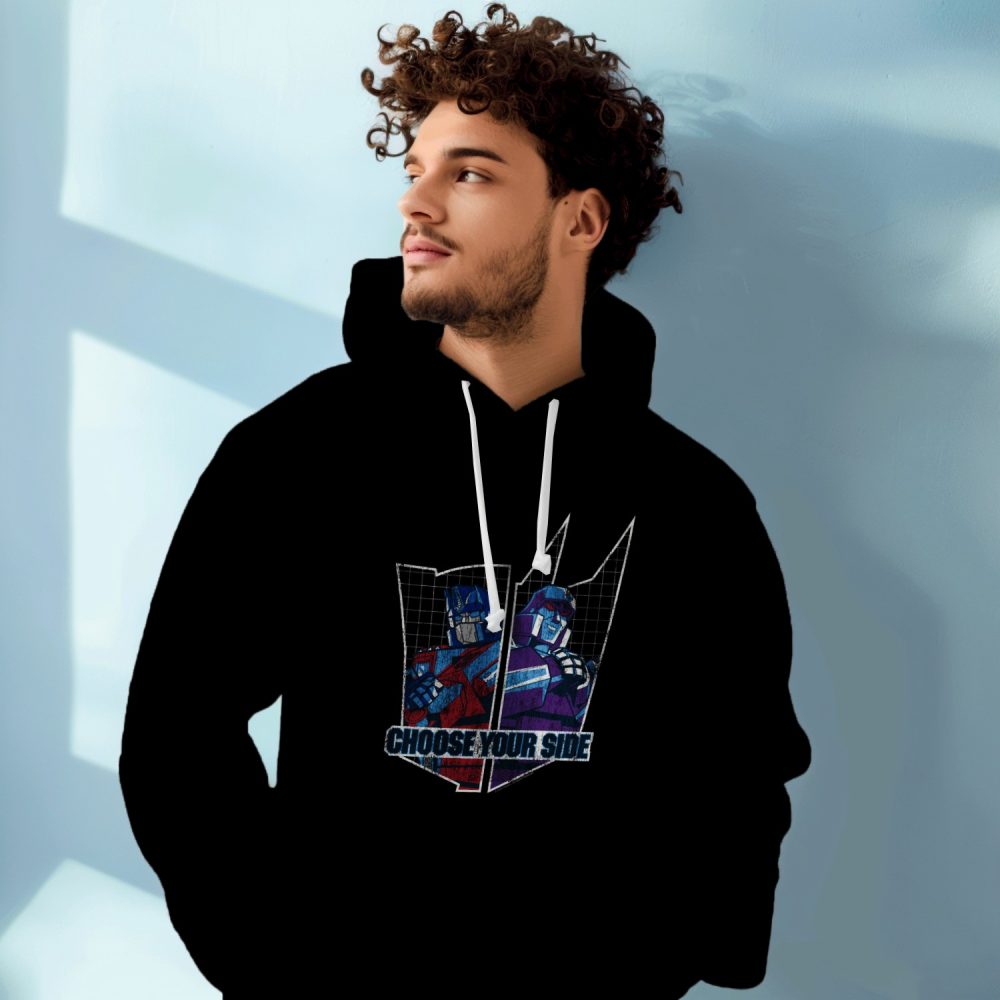 Sweat-shirt à capuche Homme Transformers avec un design de Transformers Choose Your Side
