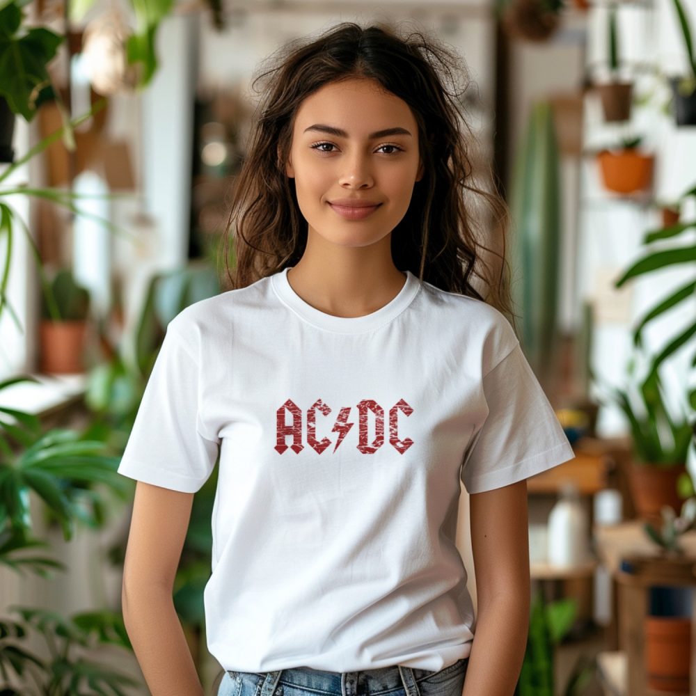 T-shirt Femme ACDC avec un design de ACDC - Be Rock