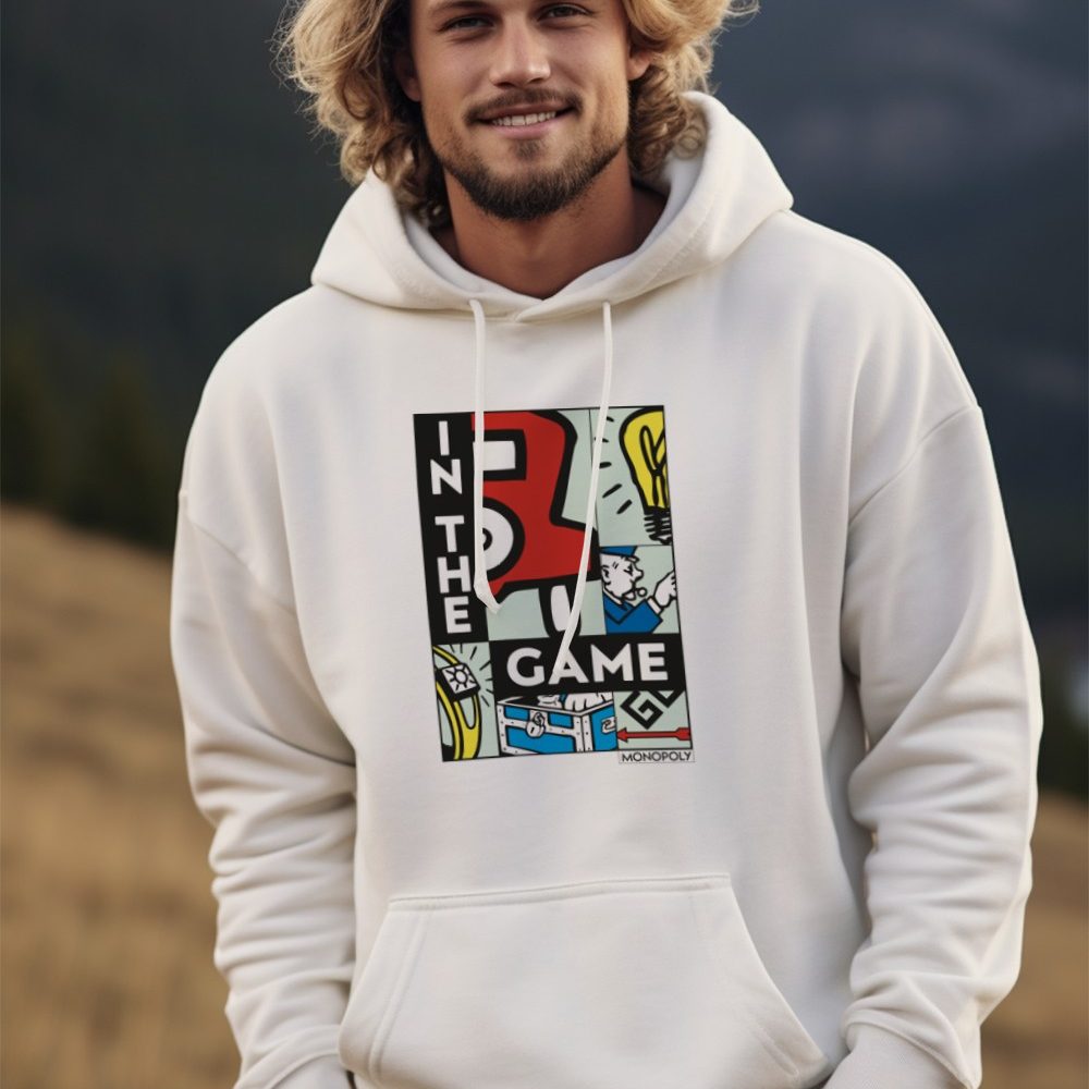 Sweat-shirt à capuche Homme Monopoly avec un design de Monopoly In The Game