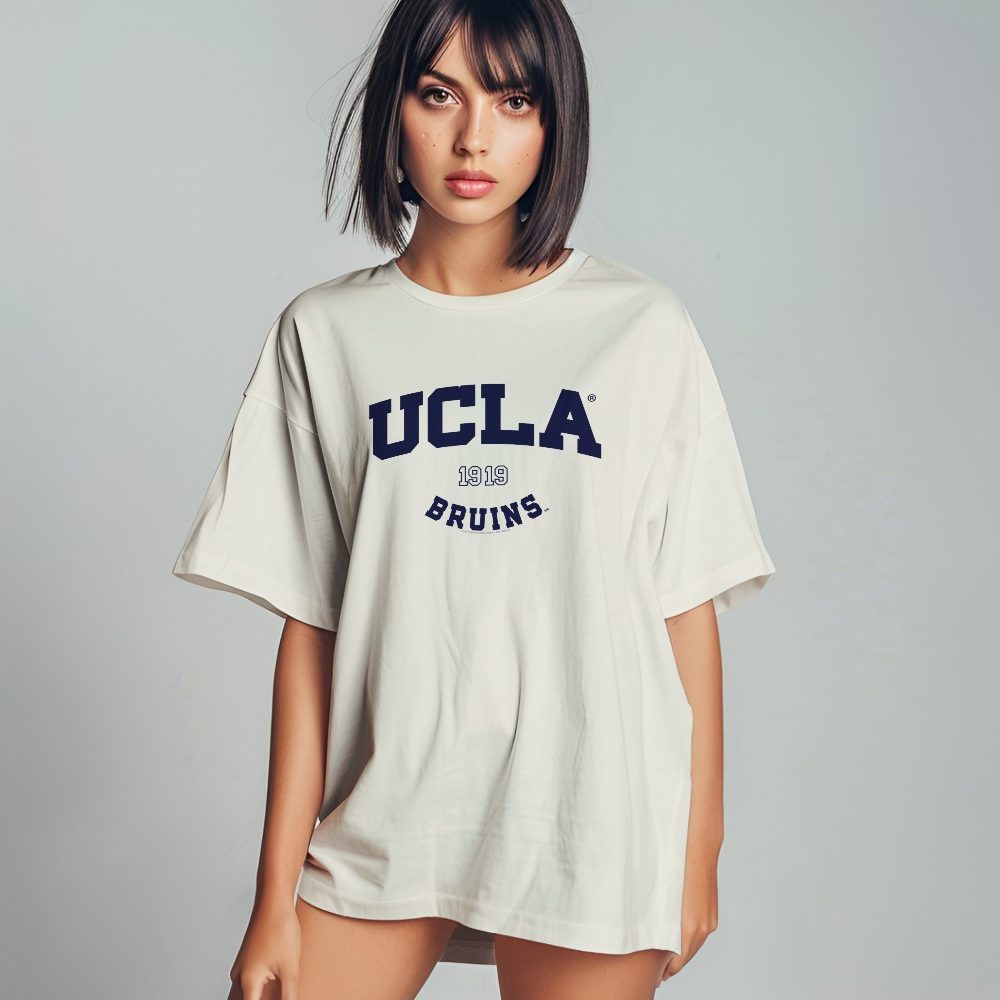 T-shirt bio oversize Femme UCLA avec un design de UCLA 1919 Bruins