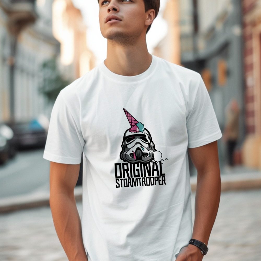 T-shirt Homme Original Stormtrooper avec un design de Original Stormtrooper Ice Cream