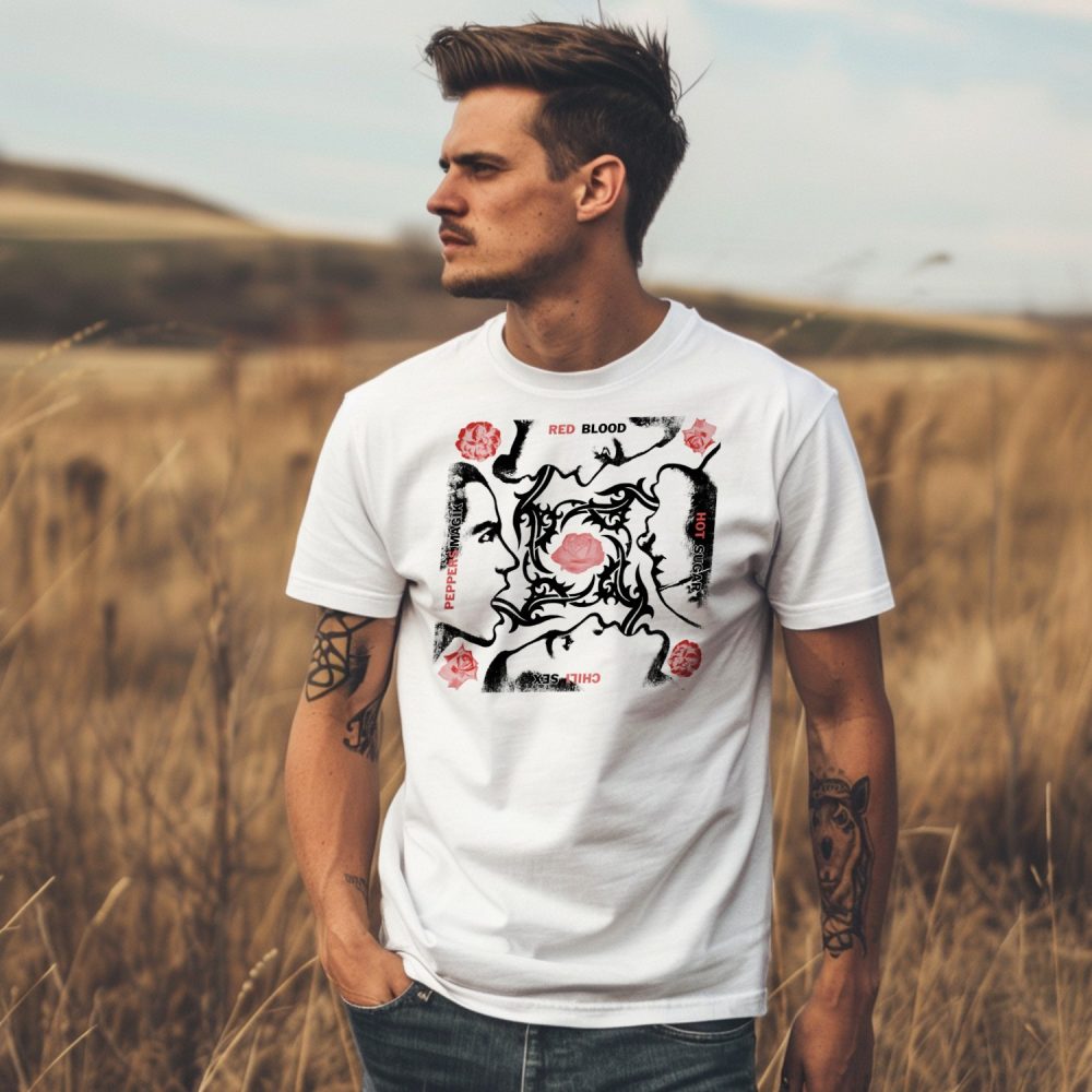 T-shirt Homme RHCP avec un design de RHCP Red Blood