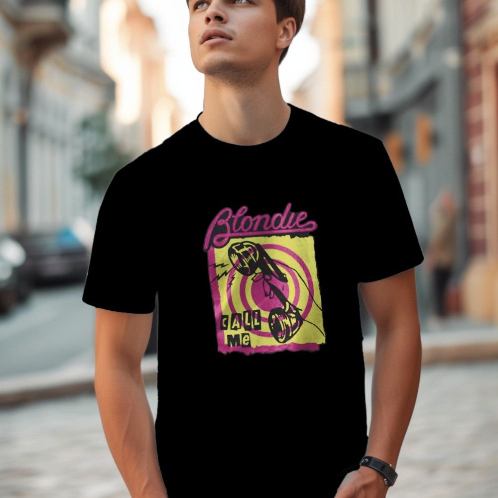 T-shirt Homme Blondie avec un design de Blondie Call Me