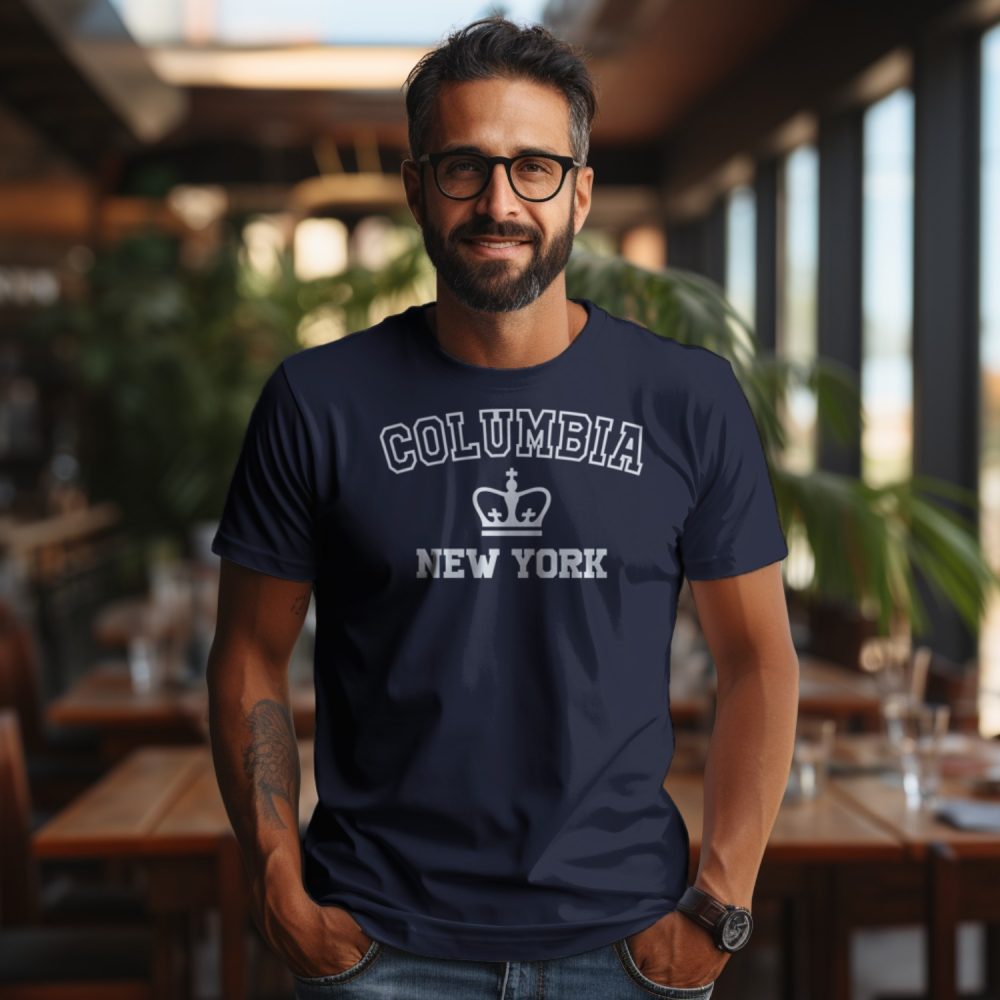 T-shirt homme Columbia avec un design de Columbia New York blanc