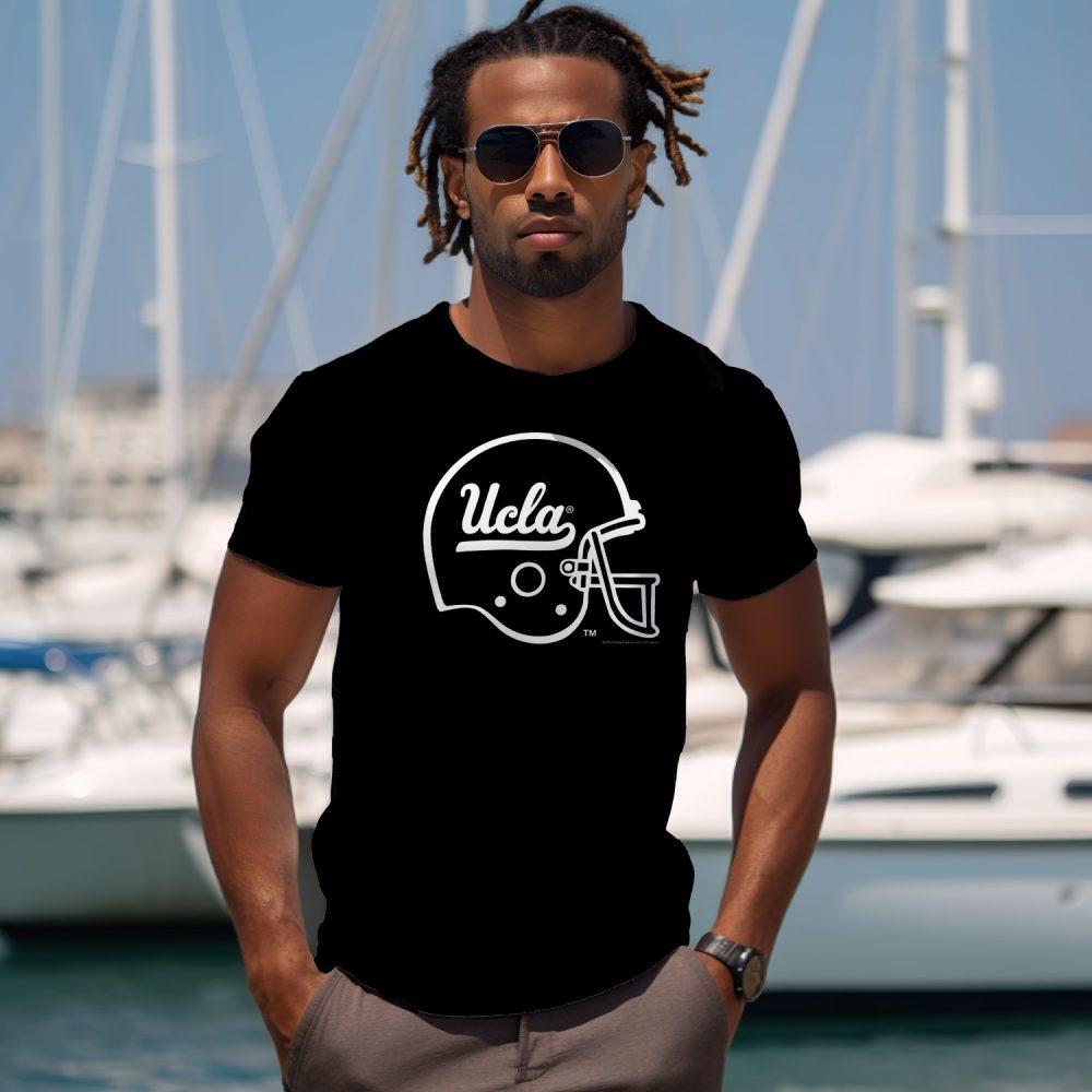 T-shirt Homme UCLA avec un design de UCLA Casque