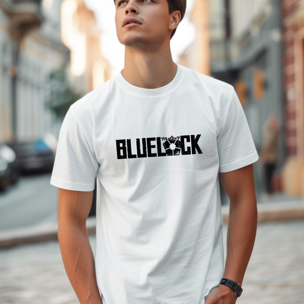 T-shirt Homme Bluelock avec un design de Bluelock noir