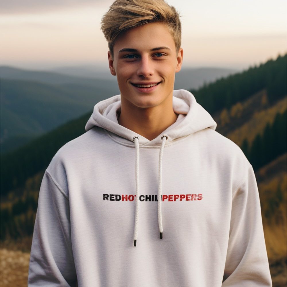 Sweat-shirt à capuche Homme RHCP avec un design de RHCP Used Name