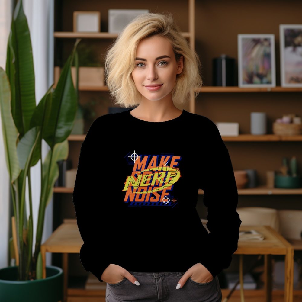 Sweat oversize coton bio Femme Nerf avec un design de Nerf Make Some Noise