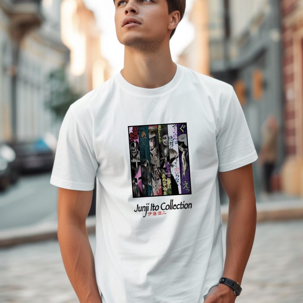 T-shirt Homme Junji Ito Collection avec un design de Junji Ito Collection Square