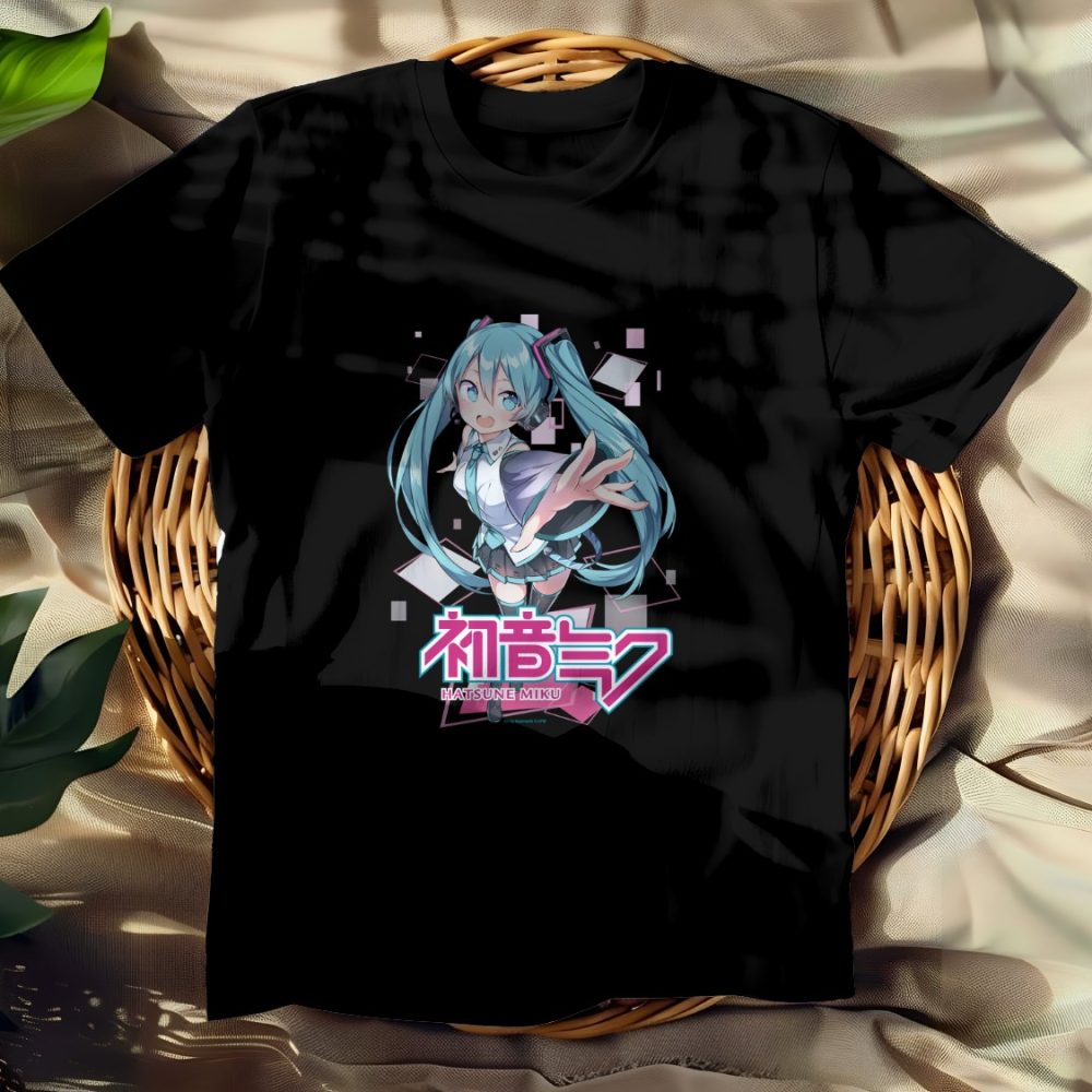 T-shirt Femme Hatsune Miku avec un design de Hatsune Miku Losanges