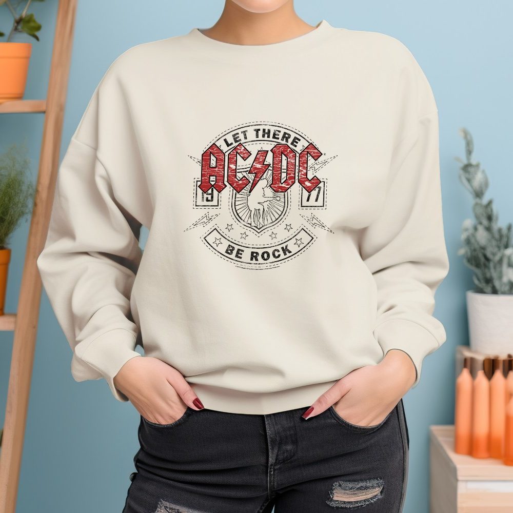Sweats femme Femmes (ACDC Let There Be Rock noir)