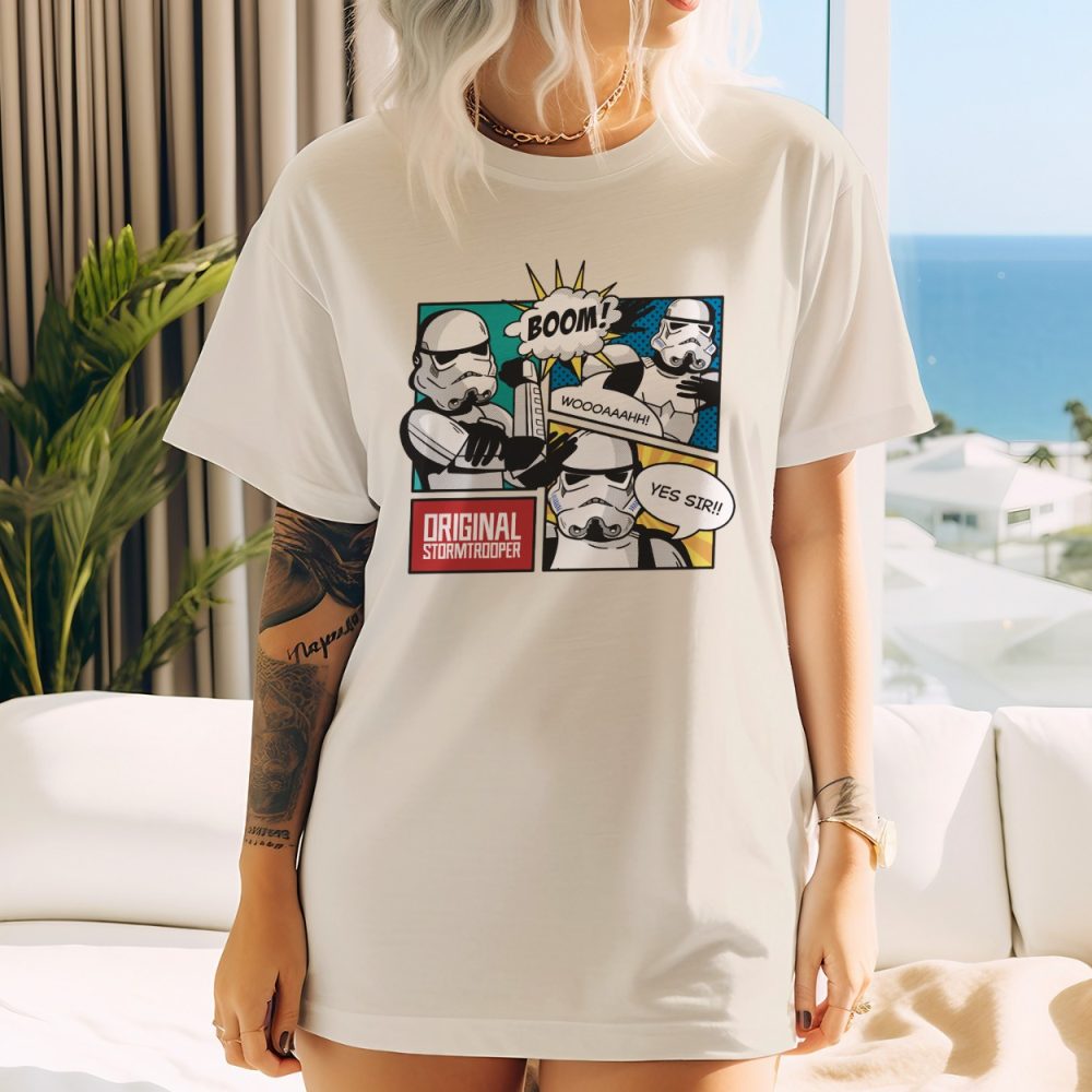 T-shirt bio oversize Femme Original Stormtrooper avec un design de Original Stormtrooper Boom!