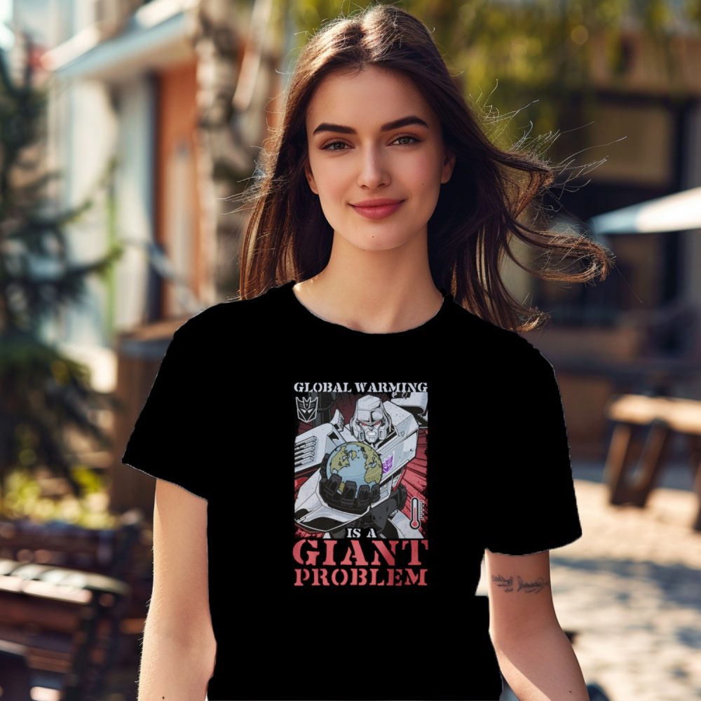 T-shirt Femme Transformers avec un design de Transformers Giant Problem
