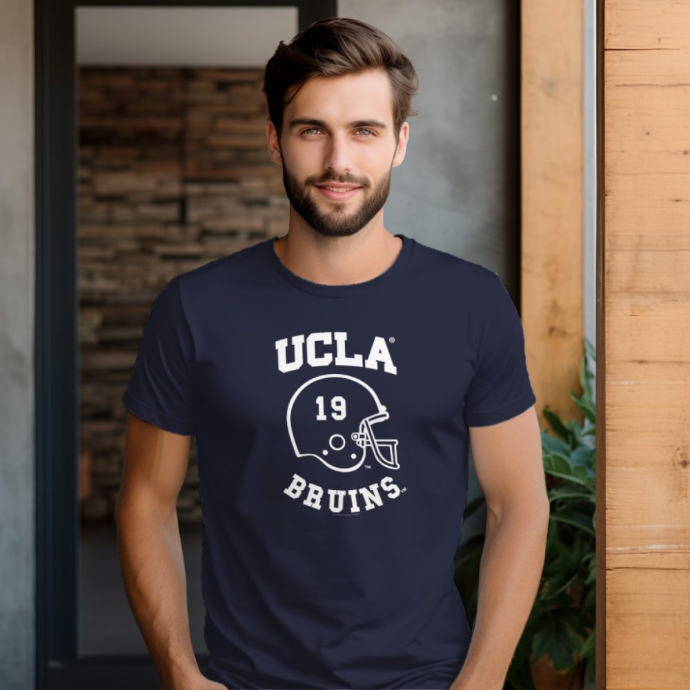 T-shirt Homme UCLA avec un design de UCLA Casque 19 Bruins