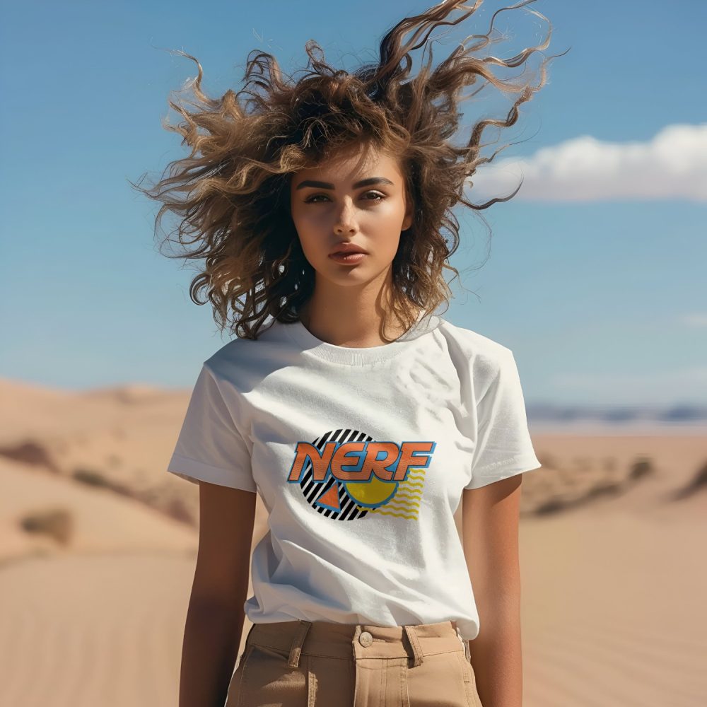 T-shirt Femme Nerf avec un design de Nerf Graphic