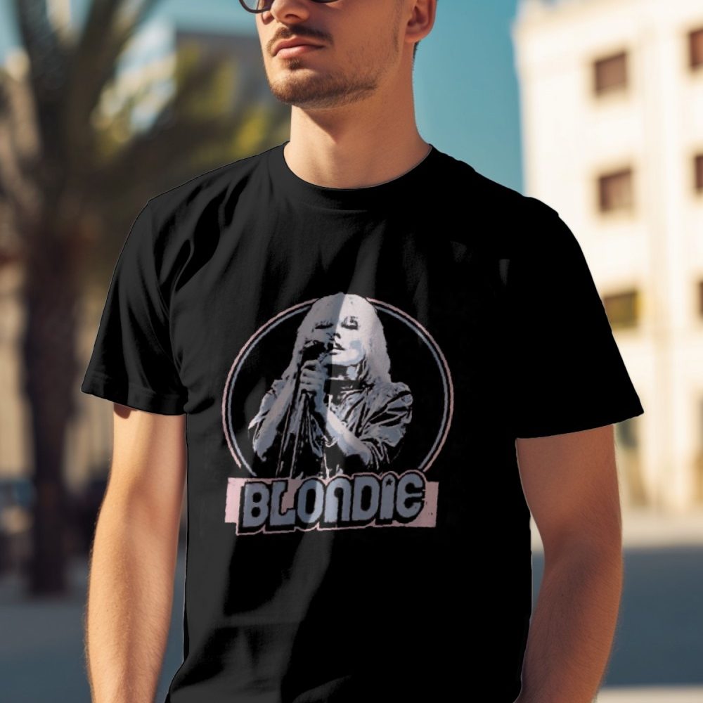 T-shirt Homme Blondie avec un design de Blondie Micro