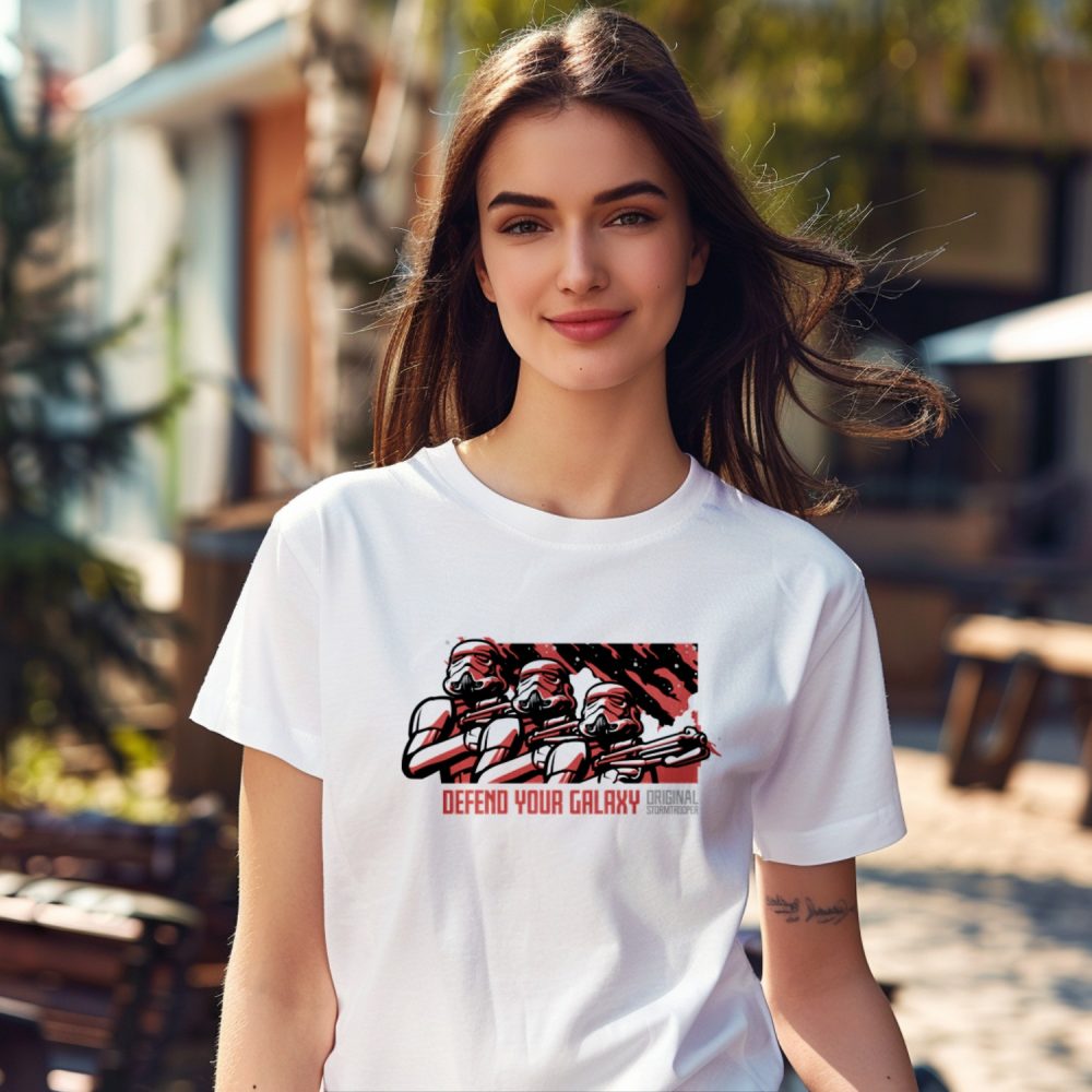 T-shirt Femme Original Stormtrooper avec un design de Original Stormtrooper Defend Your Galaxy