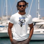 T-shirt Homme Bluelock avec un design de Bluelock Kick Off bleu